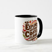 Ontdek verschillende koffiesmaken mok (Voorkant rechts)