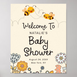 Ontdek wat het zal zijn onthullen Baby shower Welk Poster