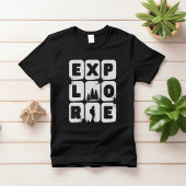 Ontdek Wereld Best Modern print mannen Tshirt