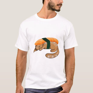 Ontdek Whimsical Sushi Cats: Omarm plezier eigenzi T-shirt