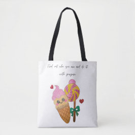 “Ontdek wie je bent en doe het met opzet.”  Tote Bag