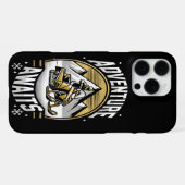 Ontdek Winter Snowmobiling Fun! iPhone Hoesje (Achterkant horizontaal)