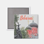 Ontdek Wit-Rusland Kerk Architectuur Sky Magnet (Voorkant / Achterkant)
