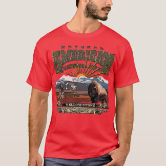 Ontdek Yellowstone National Park T-shirt