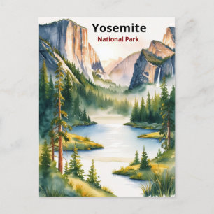 Ontdek Yosemite National Park: het majestueuze par Feestdagenkaart