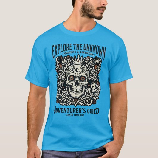 OntdekDeOnbekende T-shirt Ontdekkersgilde Kompas (Voorkant)