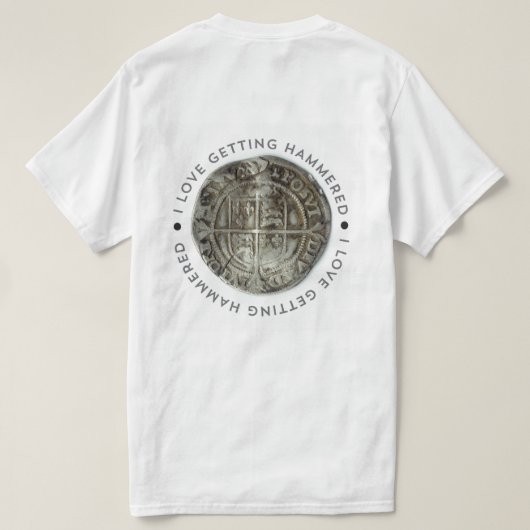 Ontdekking t t-shirt met edelmetaal (Design achterkant)