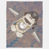 ONTDEKKING VAN DE AMERIKAANSE SPACESHUTTLE FLEECE DEKEN (Voorkant)