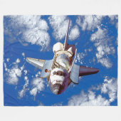 ONTDEKKING VAN DE AMERIKAANSE SPACESHUTTLE FLEECE DEKEN (Voorkant (Horizontaal))