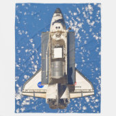 ONTDEKKING VAN DE AMERIKAANSE SPACESHUTTLE FLEECE DEKEN (Voorkant)