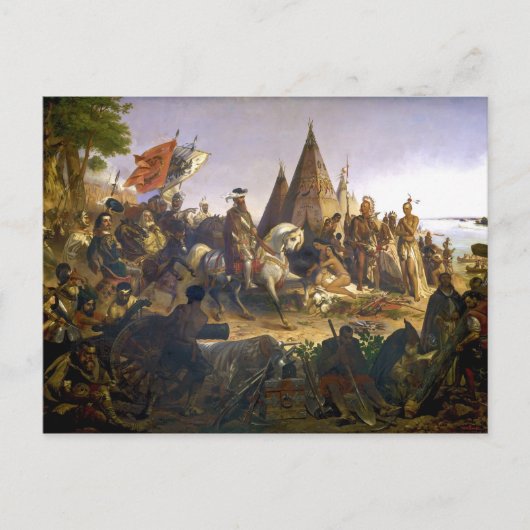 Ontdekking van de Mississippi door William H. Powe Briefkaart (Voorkant)