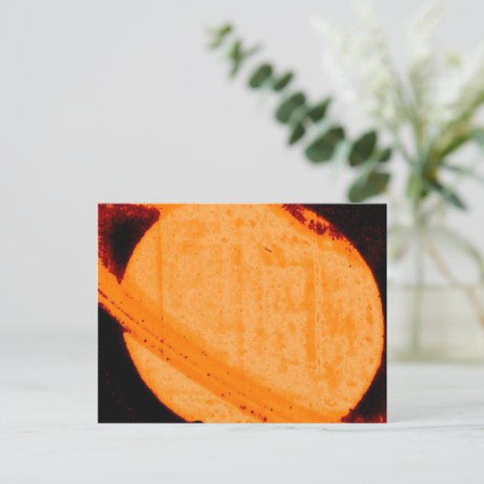 Ontdekking van een donkere aurorale ovaal op Satur Briefkaart (Staand voorkant)