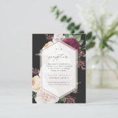 ontdekking van het huwelijk informatiekaartje (Staand voorkant)