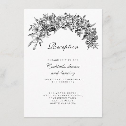  ontdekking van het huwelijk informatiekaartje (Voorkant)