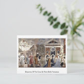 Ontdekking van het kruis door Piero Della Francesc Briefkaart (Staand voorkant)