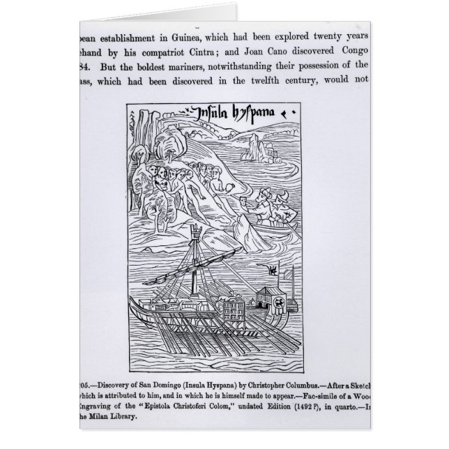 Ontdekking van San Domingo (Voorkant)