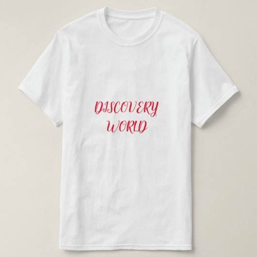 ONTDEKKINGSMODE T-SHIRT (Design voorkant)