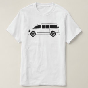 ontdekkingsreiziger campervan t-shirt