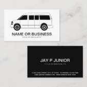 ontdekkingsreiziger campervan visitekaartje (Voorkant / Achterkant)