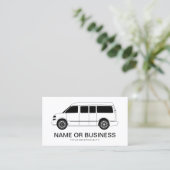 ontdekkingsreiziger campervan visitekaartje (Staand voorkant)