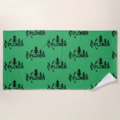Ontdekkingsreiziger ontwerp - Beach Towel Strandlaken (Voorkant)