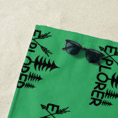 Ontdekkingsreiziger ontwerp - Beach Towel Strandlaken (In situ)