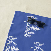 Ontdekkingsreiziger ontwerp - Beach Towel Strandlaken (In situ)