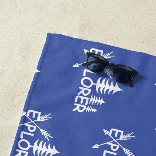 Ontdekkingsreiziger ontwerp - Beach Towel Strandlaken (In situ)