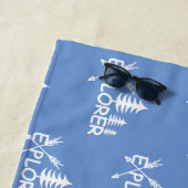 Ontdekkingsreiziger ontwerp - Beach Towel Strandlaken (In situ)