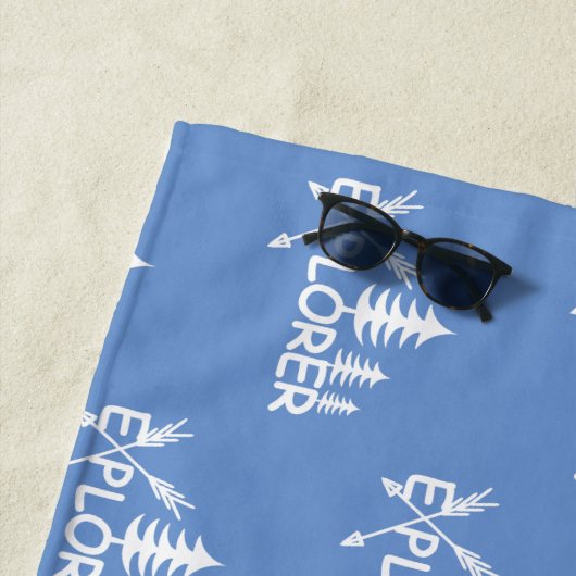 Ontdekkingsreiziger ontwerp - Beach Towel Strandlaken (In situ)