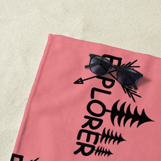 Ontdekkingsreiziger ontwerp - Beach Towel Strandlaken (In situ)