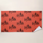 Ontdekkingsreiziger ontwerp - Beach Towel Strandlaken (Voorkant)