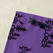 Ontdekkingsreiziger ontwerp - Beach Towel Strandlaken (In situ)