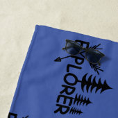 Ontdekkingsreiziger ontwerp - Beach Towel Strandlaken (In situ)