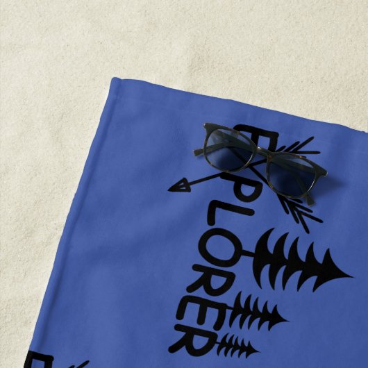 Ontdekkingsreiziger ontwerp - Beach Towel Strandlaken (In situ)