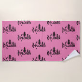 Ontdekkingsreiziger ontwerp - Beach Towel Strandlaken (Voorkant)