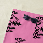 Ontdekkingsreiziger ontwerp - Beach Towel Strandlaken (In situ)