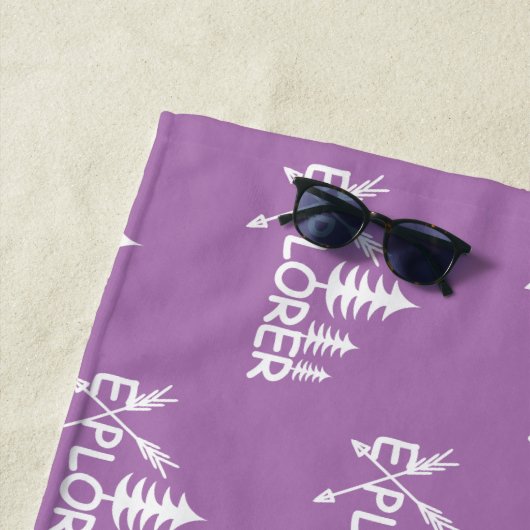 Ontdekkingsreiziger ontwerp - Beach Towel Strandlaken (In situ)