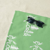 Ontdekkingsreiziger ontwerp - Beach Towel Strandlaken (In situ)
