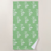 Ontdekkingsreiziger ontwerp - Beach Towel Strandlaken (Voorkant)