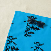 Ontdekkingsreiziger ontwerp - Beach Towel Strandlaken (In situ)