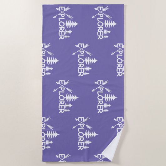 Ontdekkingsreiziger ontwerp - Beach Towel Strandlaken (Voorkant)
