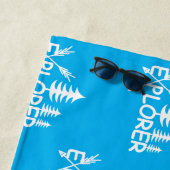 Ontdekkingsreiziger ontwerp - Beach Towel Strandlaken (In situ)