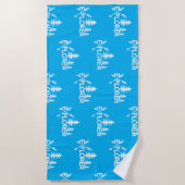 Ontdekkingsreiziger ontwerp - Beach Towel Strandlaken (Voorkant)