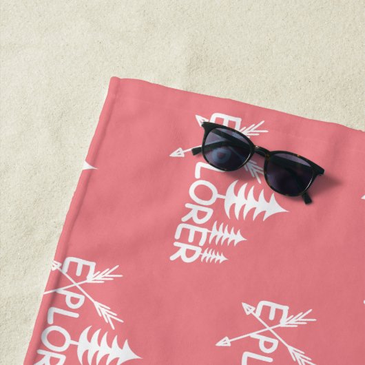 Ontdekkingsreiziger ontwerp - Beach Towel Strandlaken (In situ)