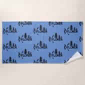 Ontdekkingsreiziger ontwerp - Beach Towel Strandlaken (Voorkant)