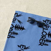Ontdekkingsreiziger ontwerp - Beach Towel Strandlaken (In situ)