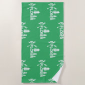 Ontdekkingsreiziger ontwerp - Beach Towel Strandlaken (Voorkant)