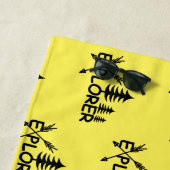 Ontdekkingsreiziger ontwerp - Beach Towel Strandlaken (In situ)