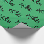 Ontdekkingsreiziger ontwerp - Glanzend omslagpapie Cadeaupapier (Hoek)